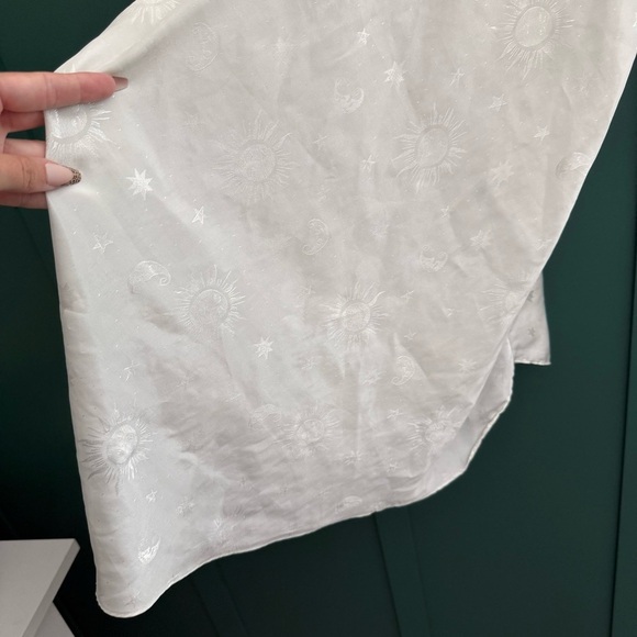 Vintage Morgan Taylor Intimates Stars Moon Sun Nightgown Slip Dress - Picture 10 of 12